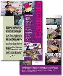 Big Carp Magazine Content Pages