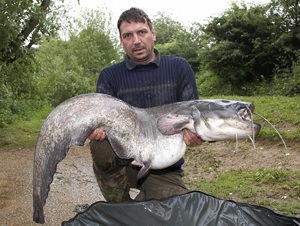 Paul Scarrit 47lb 15oz Orchid Lakes - Record catfish