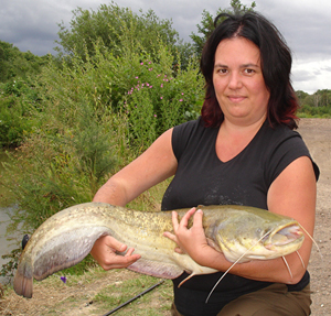 Emma Martin 11lb (1st catfish) 