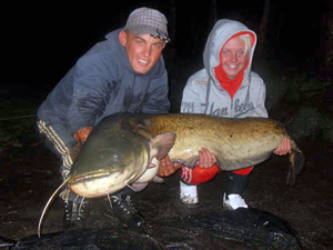 John McNichloas 66lb 8oz Whiteacres Lake Record