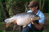 Alex with a 31lb mirror